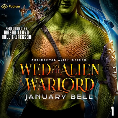 Wed to the Alien Warlord – omslag til lydbogen af January Bell