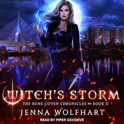 Witch's Storm – omslag til lydbogen af Jenna Wolfhart
