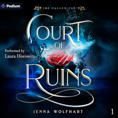 Court of Ruins – omslag til lydbogen af Jenna Wolfhart