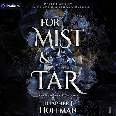 For Mist and Tar – omslag til lydbogen af Jinapher J. Hoffman