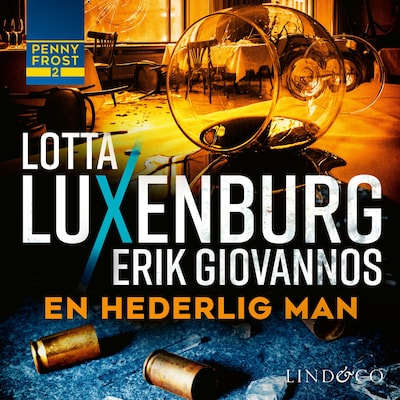 En hederlig man – omslag till ljudboken av Lotta Luxenburg, Erik Giovannos