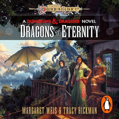 Dragonlance: Dragons of Eternity – omslag til lydbogen af Margaret Weis, Tracy Hickman