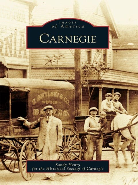 Carnegie – omslag til lydbogen af Sandy Henry, Historical Society Of Carnegie