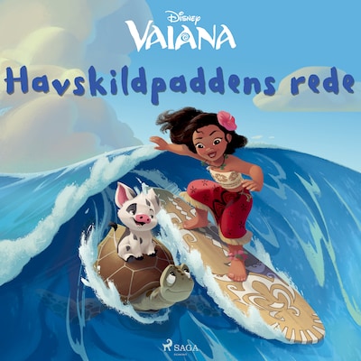 Vaiana - Havskildpaddens rede – omslag til lydbogen af Disney
