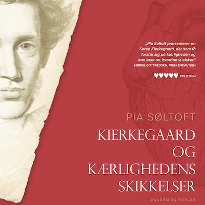 Kierkegaard og kærlighedens skikkelser – omslag til lydbogen af Pia Søltoft