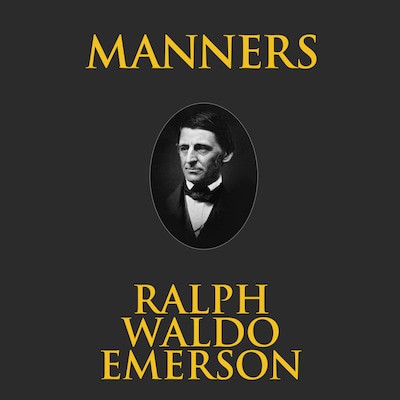 Manners – omslag til lydbogen af Ralph Waldo Emerson