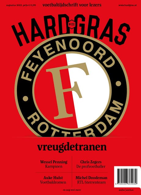 Hard gras 151 - augustus 2023: Vreugdetranen – omslag van het luisterboek van Tijdschrift Hard Gras