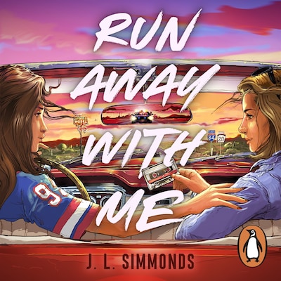 Run Away With Me – omslag til lydbogen af J. L. Simmonds