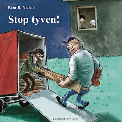 Stop tyven! – omslag til lydbogen af Bent B. Nielsen