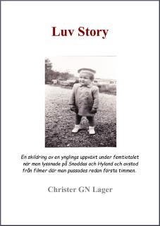 Luv Story – omslag till ljudboken av Christer GN Lager