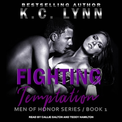 Fighting Temptation – omslag til lydbogen af K.C. Lynn