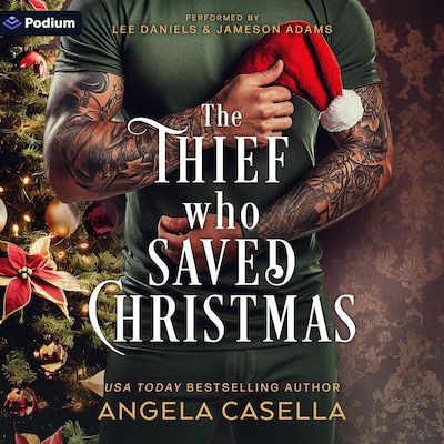 The Thief Who Saved Christmas – omslag til lydbogen af Angela Casella