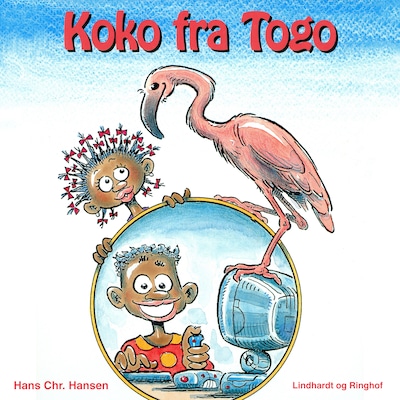 Koko fra Togo – omslag til lydbogen af Hans Christian Hansen