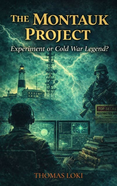 The Montauk Project: Experiment or Cold War Legend? – omslag til lydbogen af Thomas Loki