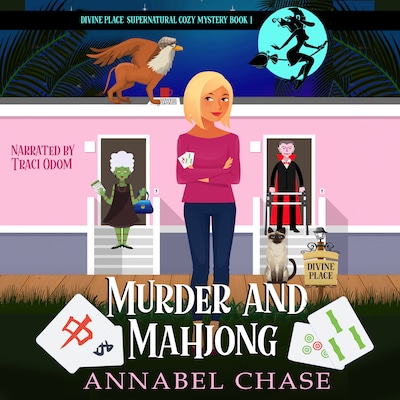Murder and Mahjong – omslag til lydbogen af Annabel Chase