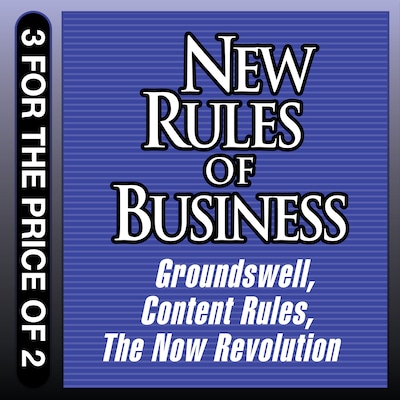 New Rules for Business – omslag til lydbogen af Jay Baer, Josh Bernoff, CC Chapman