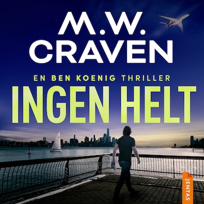 Ingen helt – omslag til lydbogen af M. W. Craven