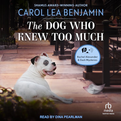 The Dog Who Knew Too Much – omslag til lydbogen af Carol Lea Benjamin