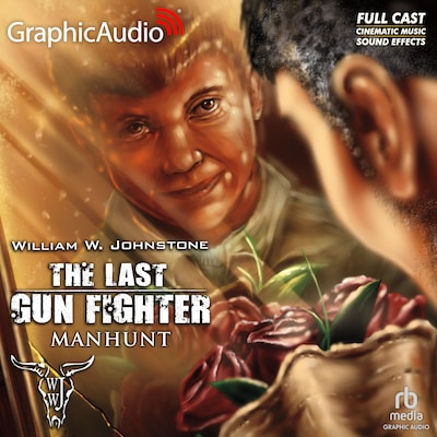 Manhunt [Dramatized Adaptation] – omslag til lydbogen af William W. Johnstone