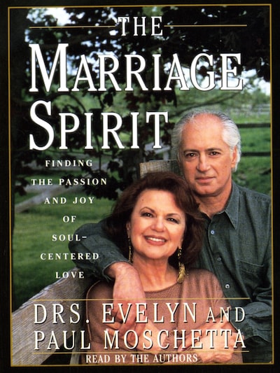 The Marriage Spirit – omslag van het luisterboek van Evelyn Moschetta, Paul Moschetta