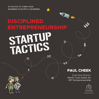 Disciplined Entrepreneurship Startup Tactics – omslag til lydbogen af Paul Cheek