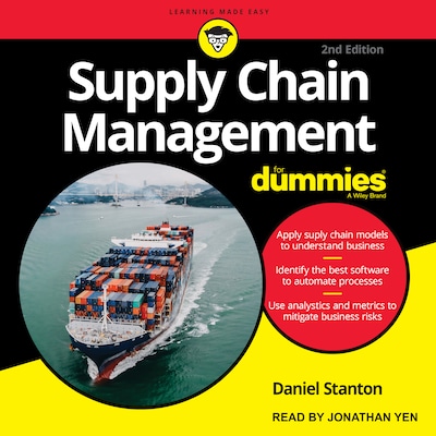 Supply Chain Management For Dummies – omslag til lydbogen af Daniel Stanton