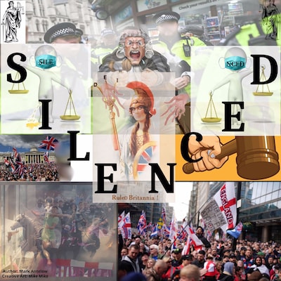 Silenced – omslag til lydbogen af Mark Antelow