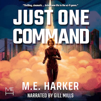 Just One Command – omslag til lydbogen af M.E. Harker