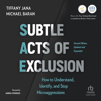 Subtle Acts of Exclusion – omslag til lydbogen af Tiffany Jana, Michael Baran