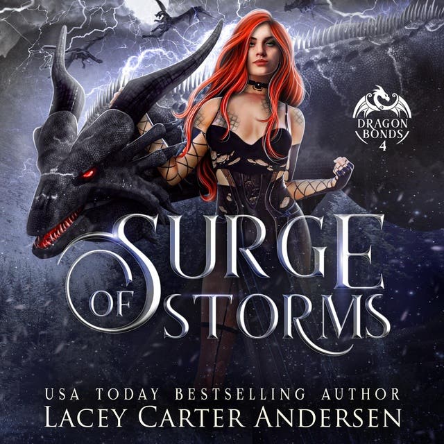 Surge of Storms: A Paranormal Reverse Harem Romance – omslag til lydbogen af Lacey Carter Andersen