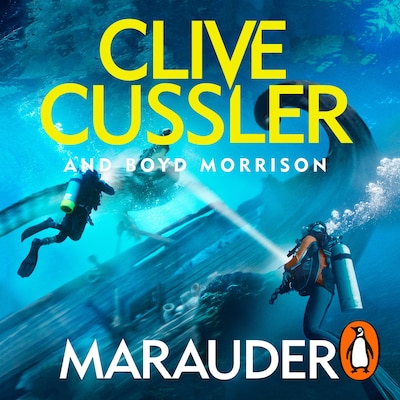Marauder – omslag til lydbogen af Clive Cussler, Boyd Morrison