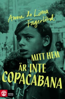 Mitt hem är inte Copacabana – omslag till ljudboken av Anna de Lima Fagerlind