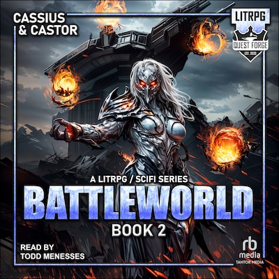 Battle World 2 – omslag til lydbogen af Cassius Lange, Castor