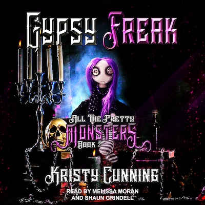 Gypsy Freak – omslag til lydbogen af Kristy Cunning