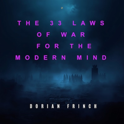 The 33 Laws of War for the Modern Mind – omslag till ljudboken av Dorian Frinch