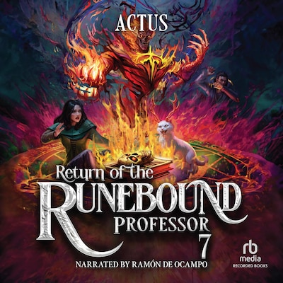 Return of the Runebound Professor 7 – omslag til lydbogen af Actus