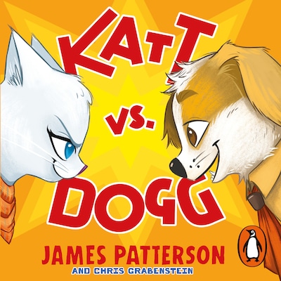 Katt vs. Dogg – omslag til lydbogen af James Patterson