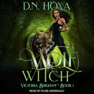 Wolf Witch – omslag til lydbogen af D.N. Hoxa