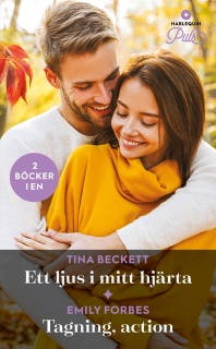 Ett ljus i mitt hjärta / Tagning, action – omslag till ljudboken av Emily Forbes,Tina Beckett