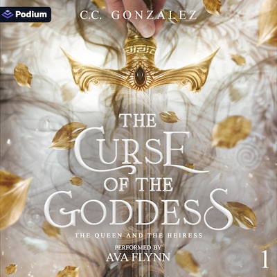 The Curse of the Goddess – omslag til lydbogen af C.C. González