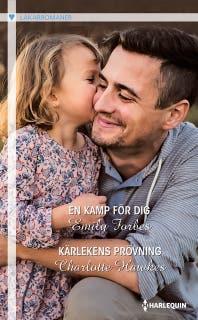 En kamp för dig / Kärlekens prövning – omslag till ljudboken av Charlotte Hawkes,Emily Forbes