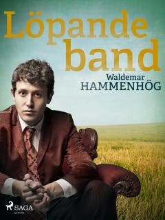 Löpande band – omslag till ljudboken av Waldemar Hammenhög