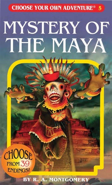 Mystery of the Maya – omslag til lydbogen af R A Montgomery