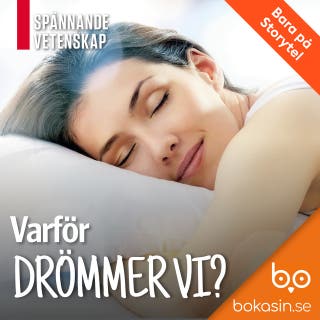 Varför drömmer vi? – omslag till ljudboken av Bokasin