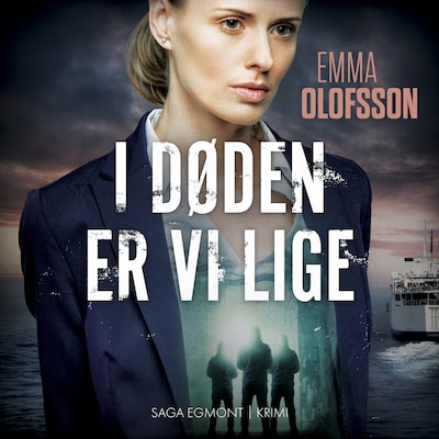 I døden er vi lige – omslag til lydbogen af Emma Olofsson