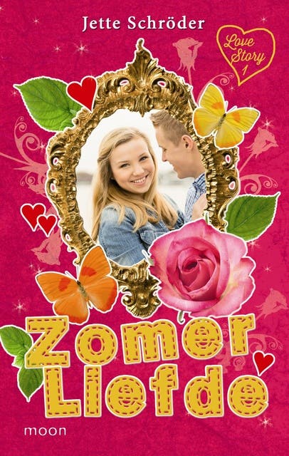 LoveStory 1 - Zomerliefde – omslag van het luisterboek van Jette Schröder