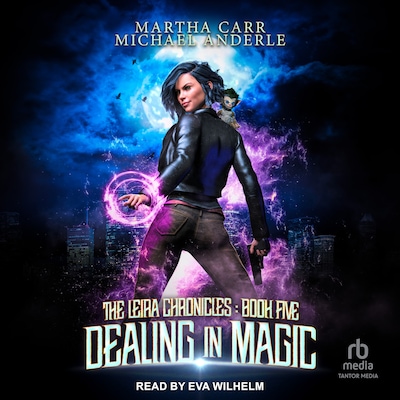 Dealing in Magic – omslag til lydbogen af Martha Carr, Michael Anderle