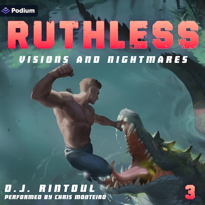 Visions and Nightmares: An Apocalypse LitRPG – omslag til lydbogen af D. J. Rintoul