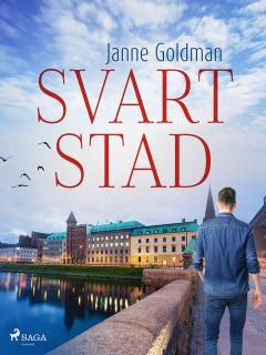 Svart stad – omslag till ljudboken av Janne Goldman