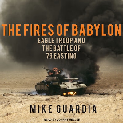 The Fires of Babylon – omslag til lydbogen af Mike Guardia